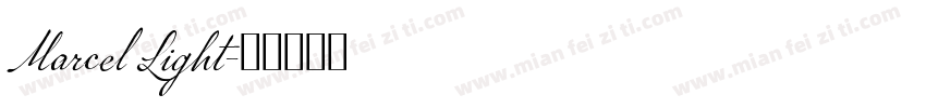 Marcel Light字体转换